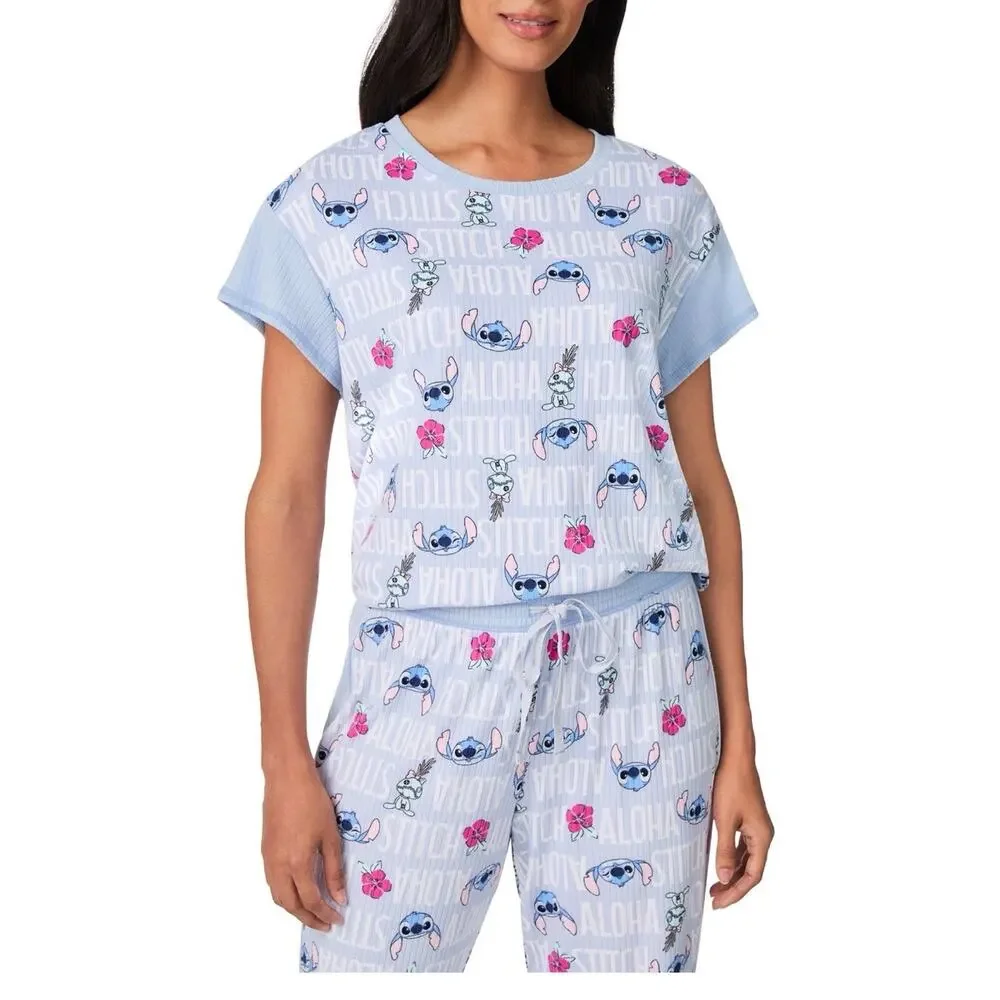 3 Character Women’s 2 Piece Pajama Sets - Picture 7 of 8